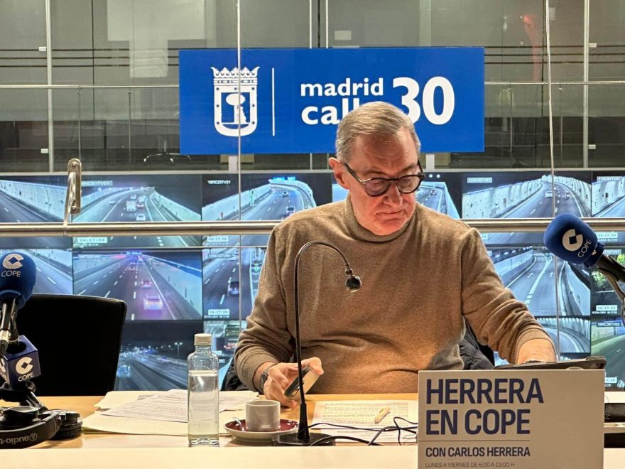 Salida programa “Herrera en COPE” desde Madrid Calle 30