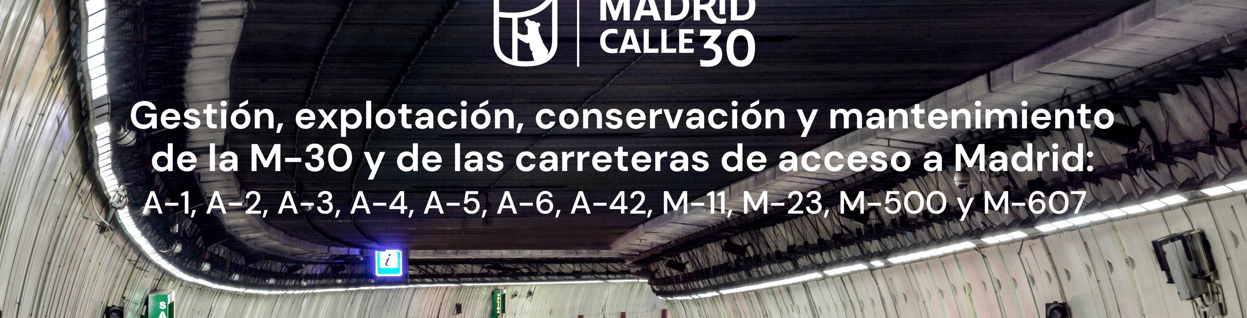 Imagen interior túnel M-30